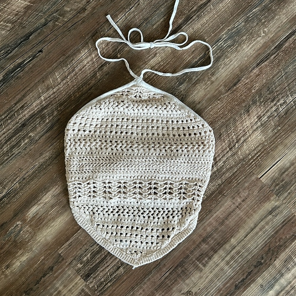 Abercrombie & fitch crochet cropped top